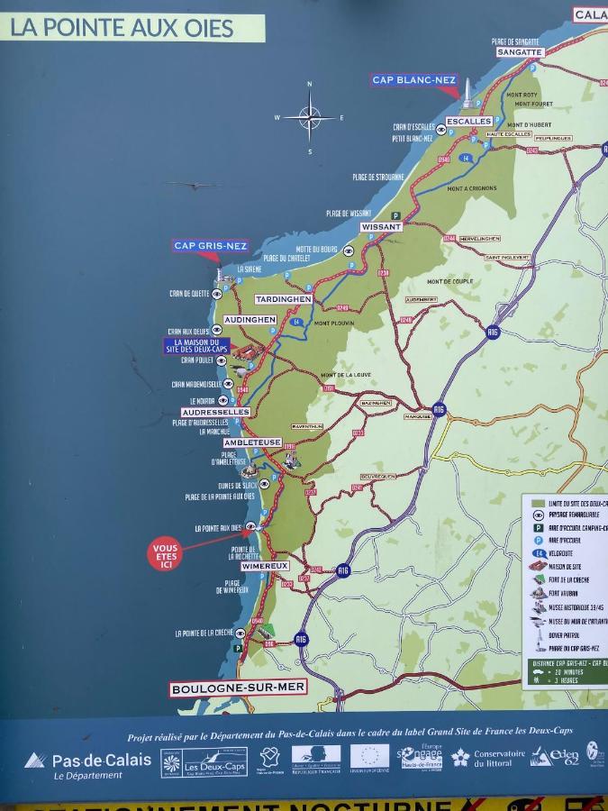 LE BON ENDROIT en bord de mer, confort vue mer et wifi Wimereux Eksteriør bilde